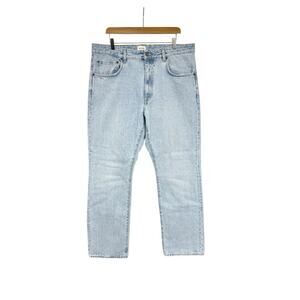 BLK DNM Denim Jeans 55 Sun Fade Blue Straight Leg Men’s Jeans Size 38X32